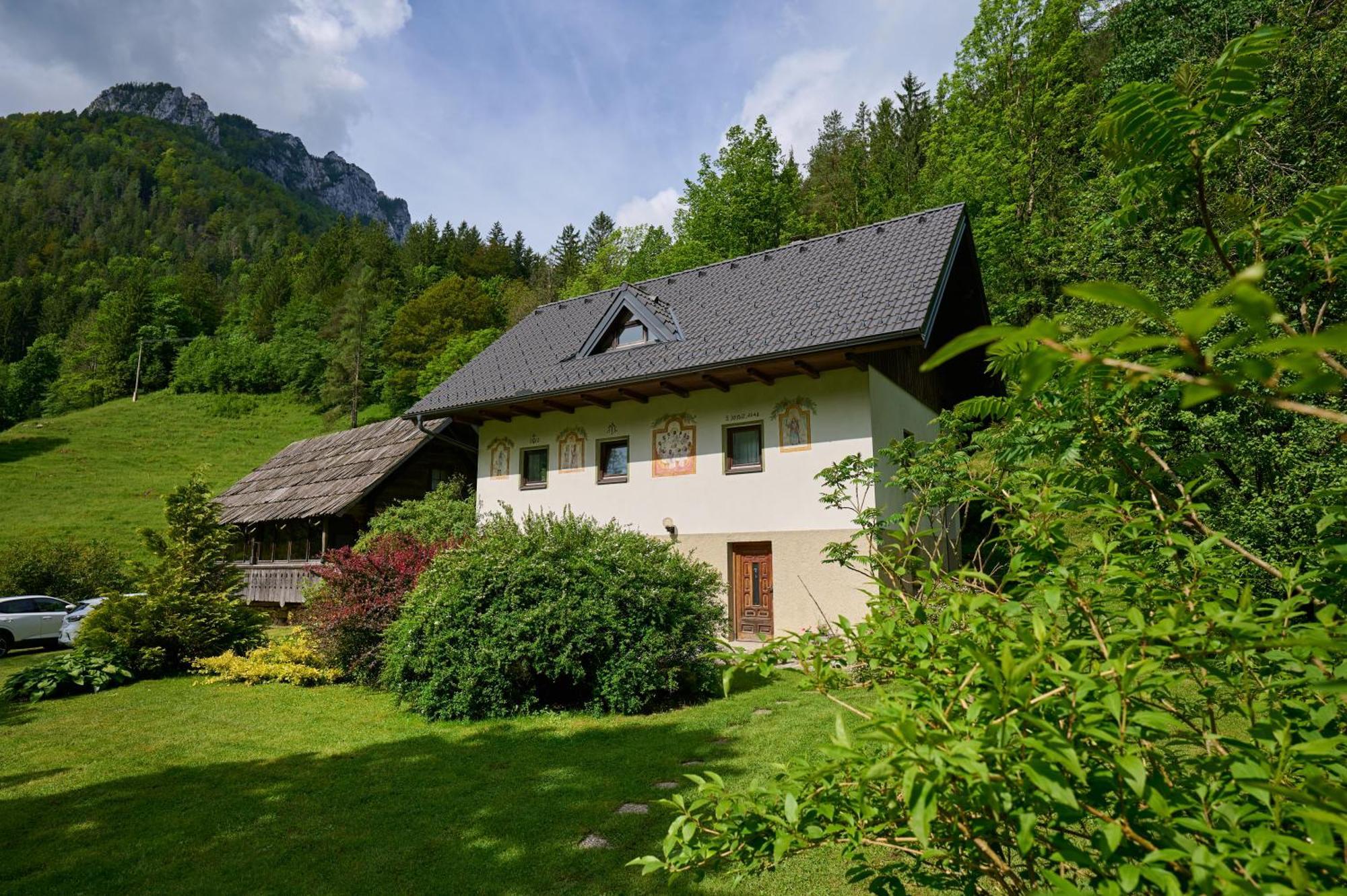 The Farmhouse Bevsek Osep Solcava Bagian luar foto